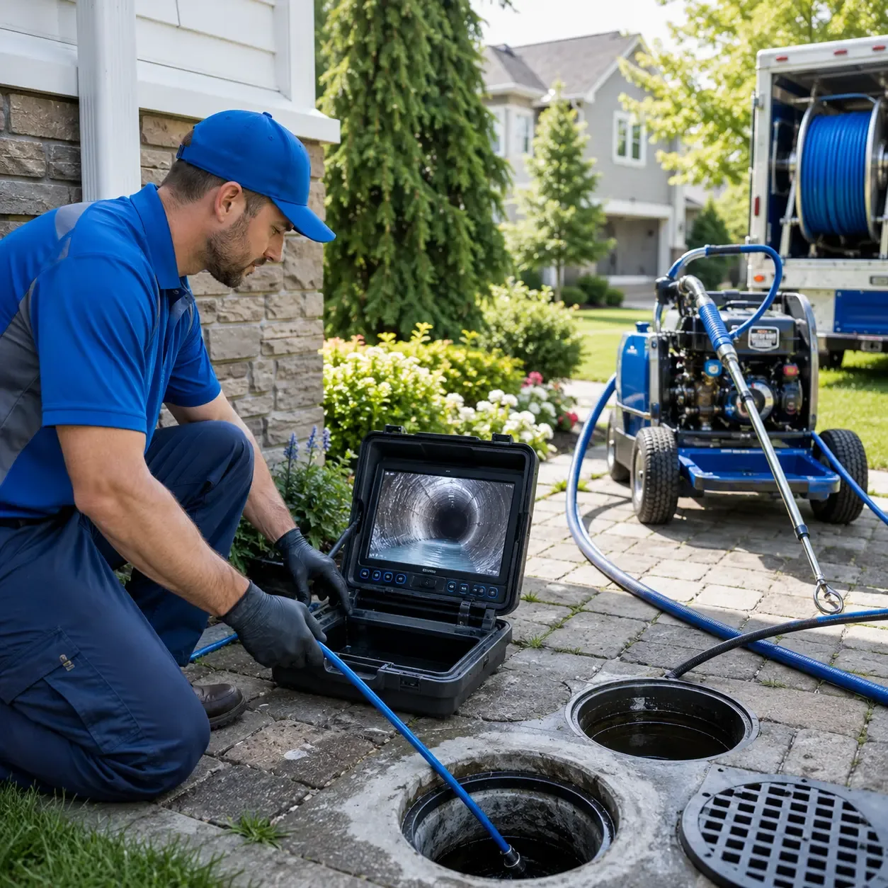Outdoor drain cleaning professionals serving Leslie, MO